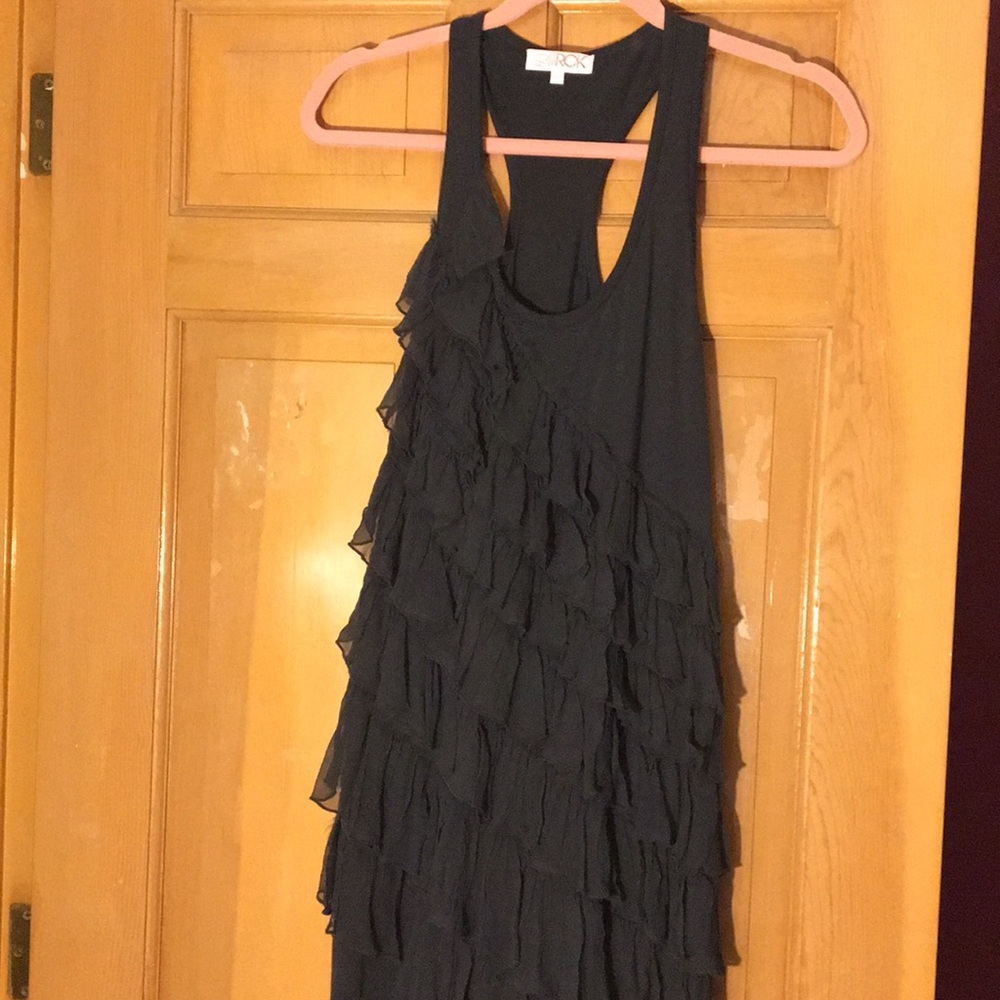 Ruffled mini dress